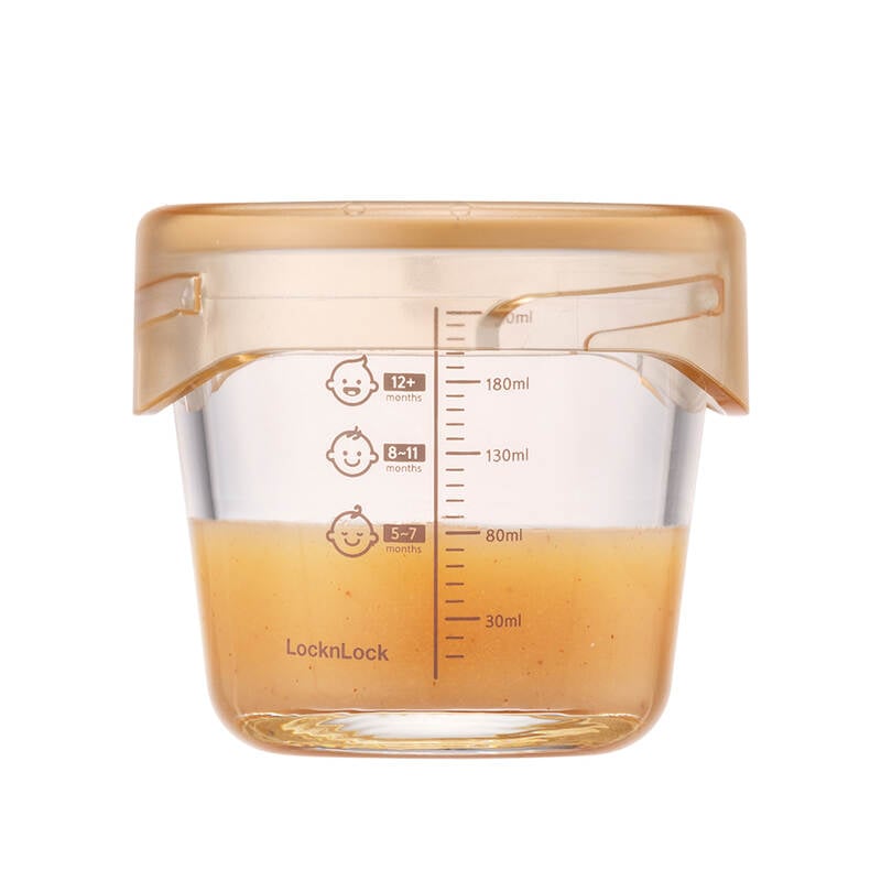 Hộp Thủy Tinh Đựng Thức Ăn Cho Bé 280ml*3 - Màu Ngà - LLG542S3IVY, , large image number null